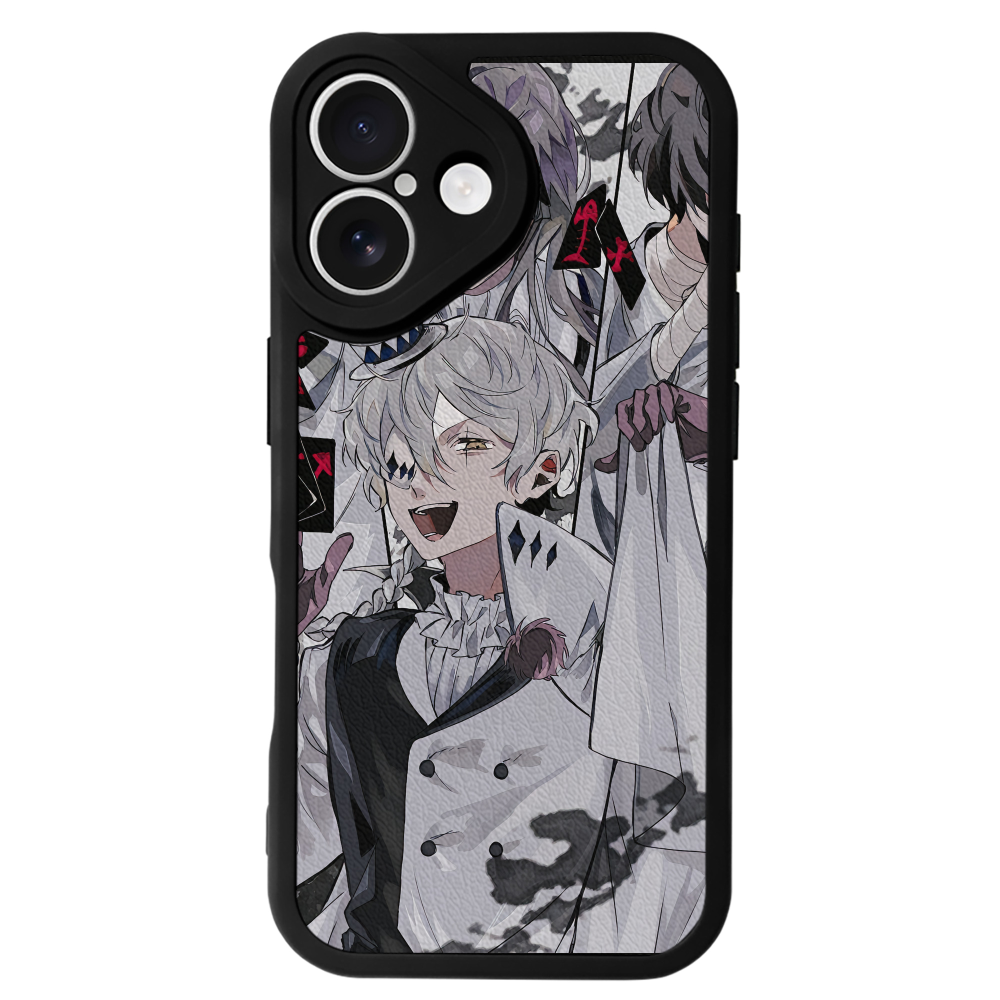 （画像用） 文豪ストレイドッグス Bungo Stray Dogs 【iPhone 16シリーズ対応】シリコンスマホケース（レザー調） 材質：シリコン